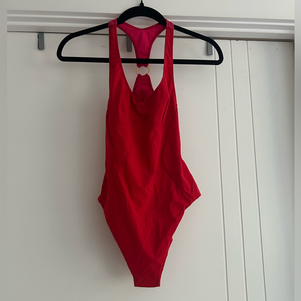 Brand New Stella Mccartney Red  Fuchsia Swimsuit